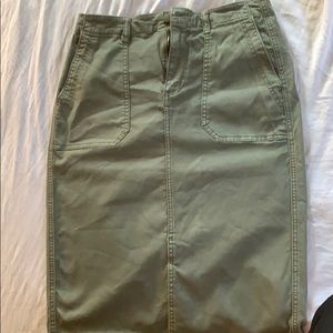 Caslon midi skirt cargo style